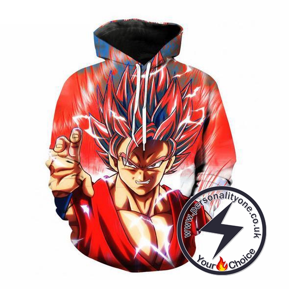 Dragon Ball Z - Goku Kaioken x10 3D - Hoodies